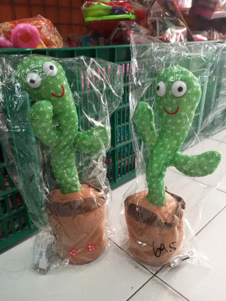 Mainan Anak Kaktus goyang Cas