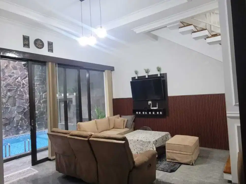 Dijual Rumah Siap Huni di Yasmin, ada Private Pool, Dkt Toll Yasmin