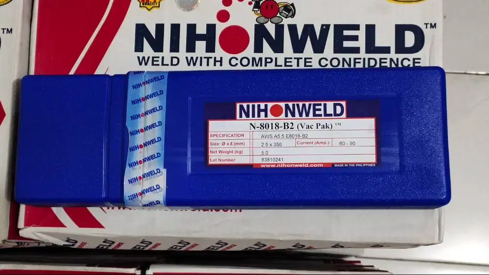 Kawat Las E8018-B2 Dia 3.2mm Nihonweld