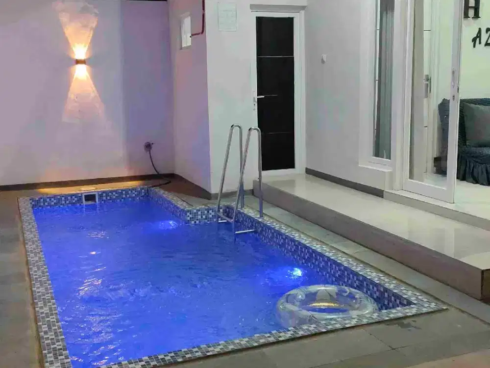vila murah privat pool kota batu