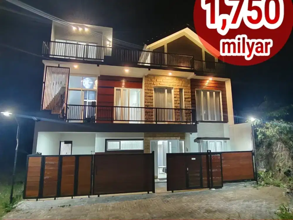 DIJUAL VILLA MEGAH 3 KAMAR DENGAN KOLAM RENANG KOTA BATU