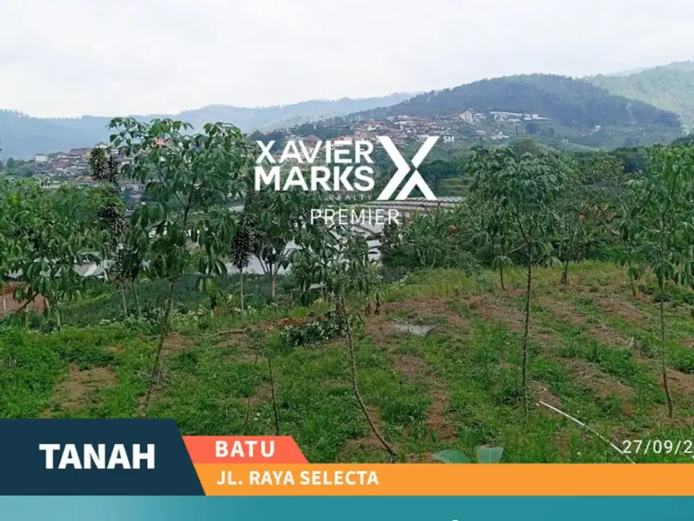 Dijual Tanah Poros Jalan Kawasan Wisata di Selecta Batu