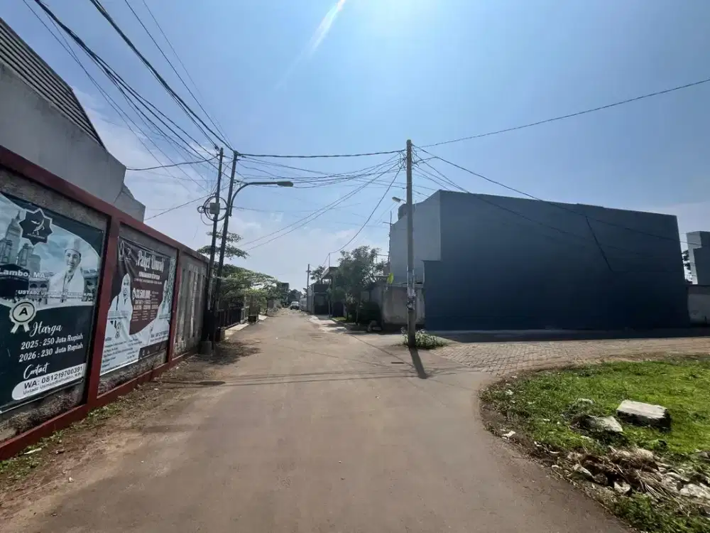 Selatan Kampus UNPAM. Kavling Hunian & Kost Tangerang. Bisa Cicil 12x