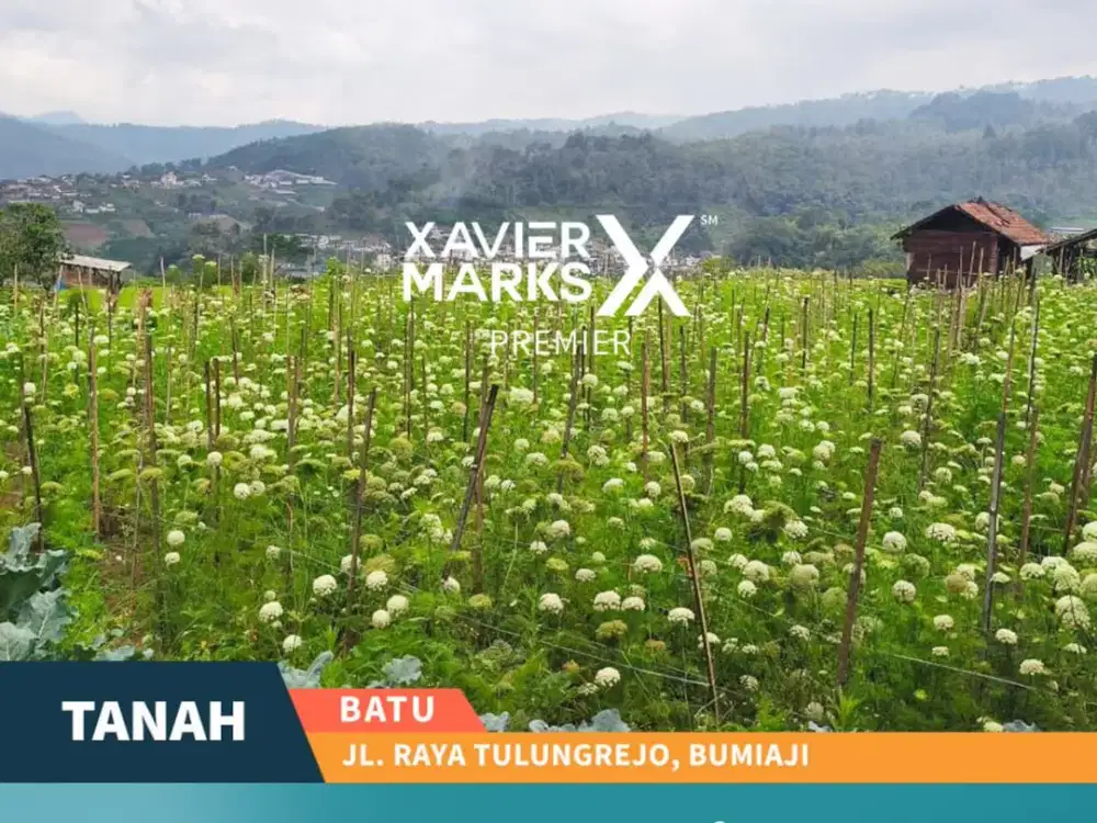 Dijual Tanah Nol Jalan Siap Bangun di Tulungrejo Bumiaji Batu