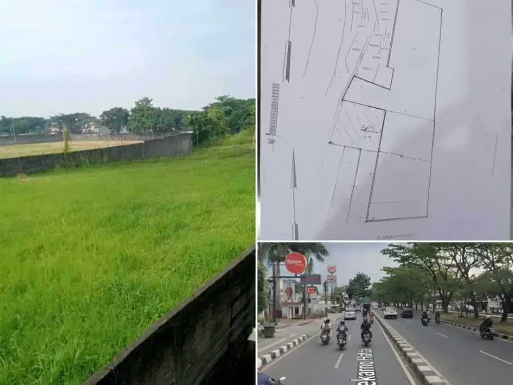 Jual Murah Tanah Mainroad Soekarno Hatta Bandung Di Bawah NJOP Bia Buat Usaha,gudang,pabrik TOko