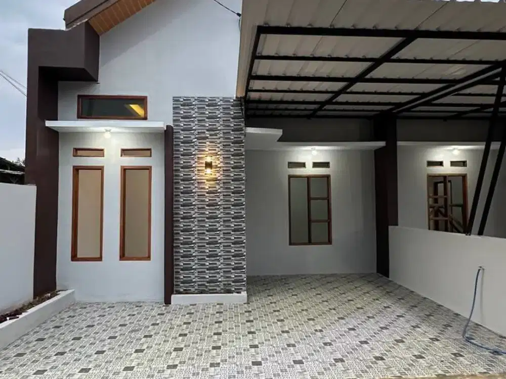 Rumah minimalis harga cash siap huni strategis
