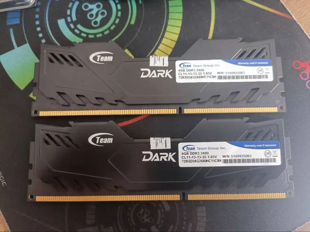 RAM DDR3 PC Kit Kembar 4x2 8GB 2400Mhz