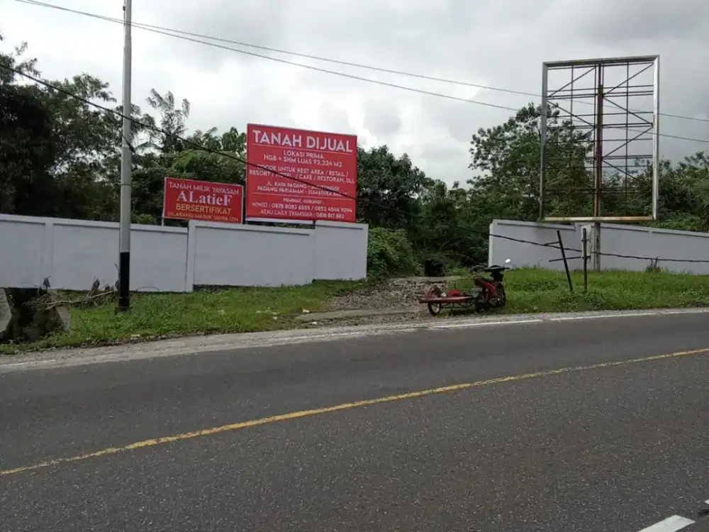 Tanah Baru Kawasan Lembah Anai di Enam Lingkung, Padang Pariaman COCOK UNTUK SEGALA USAHA
