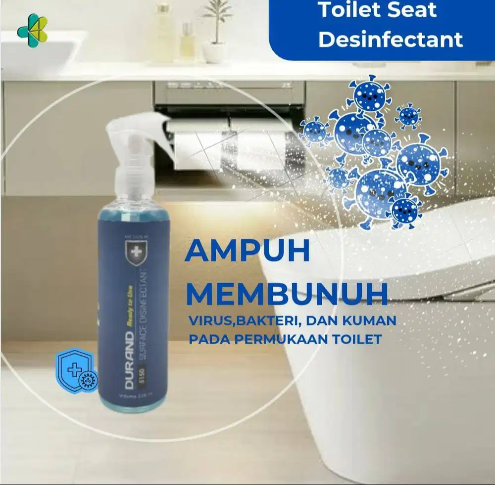 Toilet Seat Disinfectant - Toilet Seat Spray Sanitizer kemasan 225 ml