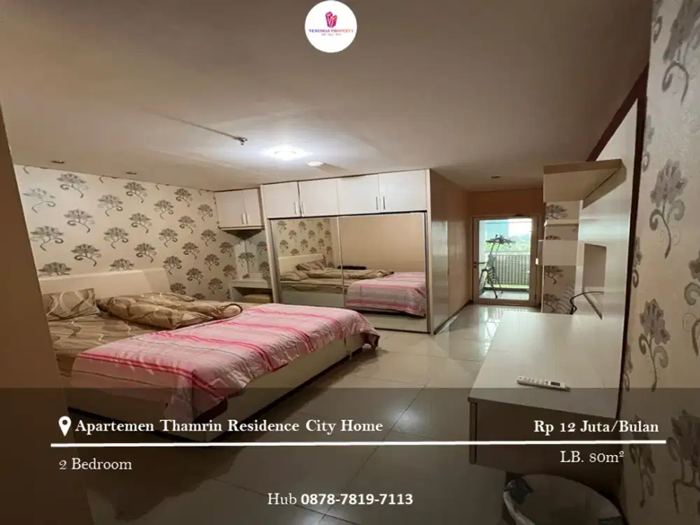 Disewakan Apartement Thamrin Residence City Home 2BR Full Furnished