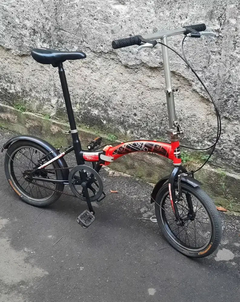 Jual sepeda lipat united stylo uk 16 single speed.