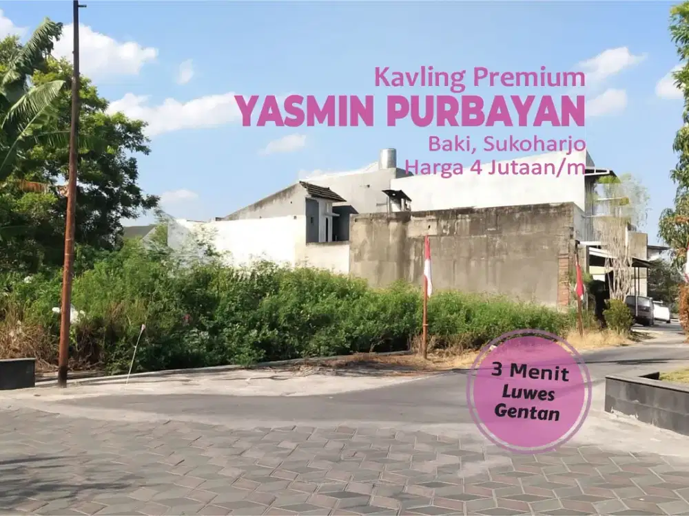PURBAYAN, Tanah SHM 4Jutaan Area Pemukiman