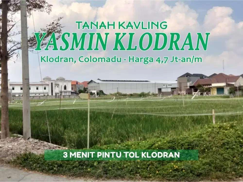 TANAH SHM 360 Jutaan Kartasura, 5 Menit Jl Solo-Jogja