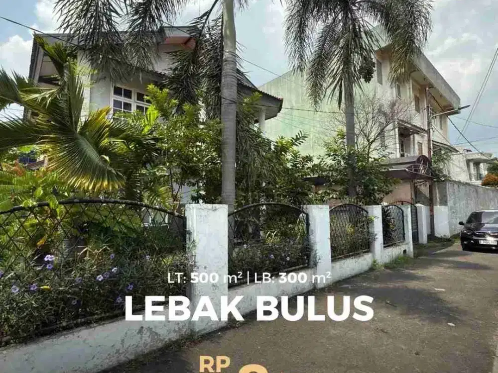 rumah dijual dalam komplek dilebak bulus SHM harga hitung tanah