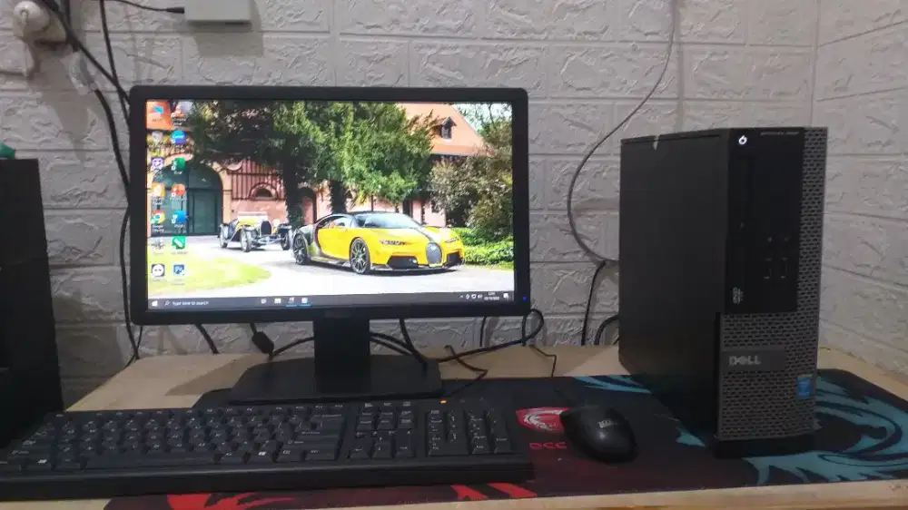 Komputer Lengkap Dell Core i5 Fullset Siap Pakai