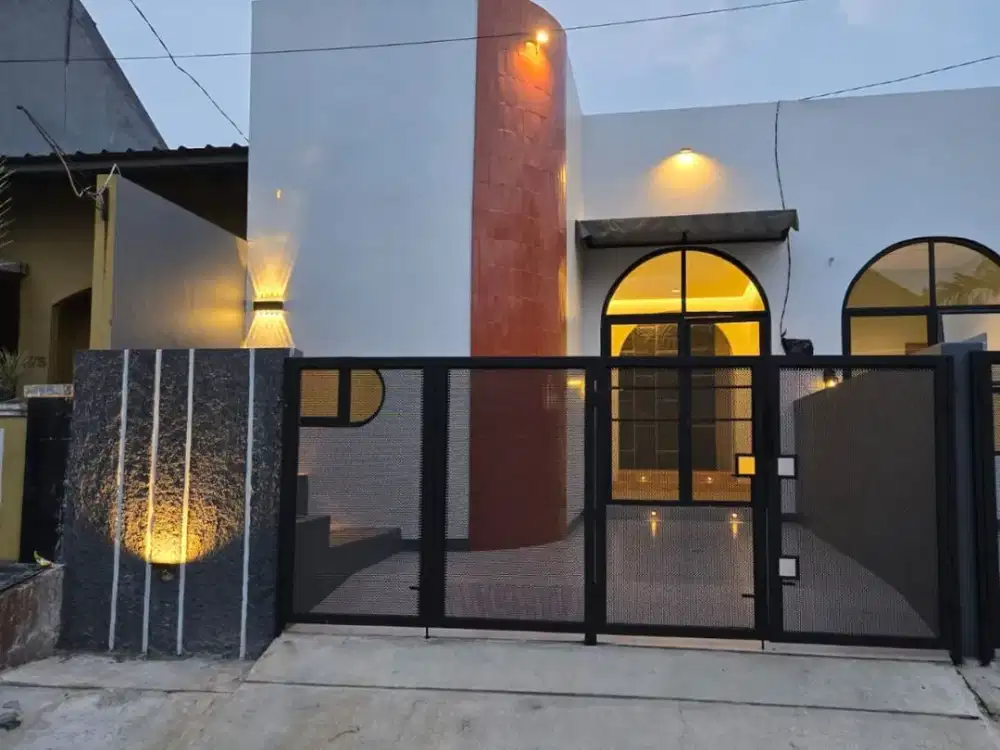 Rumah Baru Siap Huni Full Renovasi Dalam Kompleks Perumahan Graha Harapan Mustikajaya Kota Bekasi