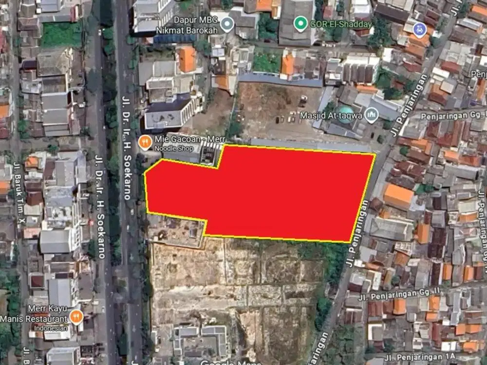 Tanah MERR Surabaya Cocok Buat Rumah Sakit Pusat Kuliner