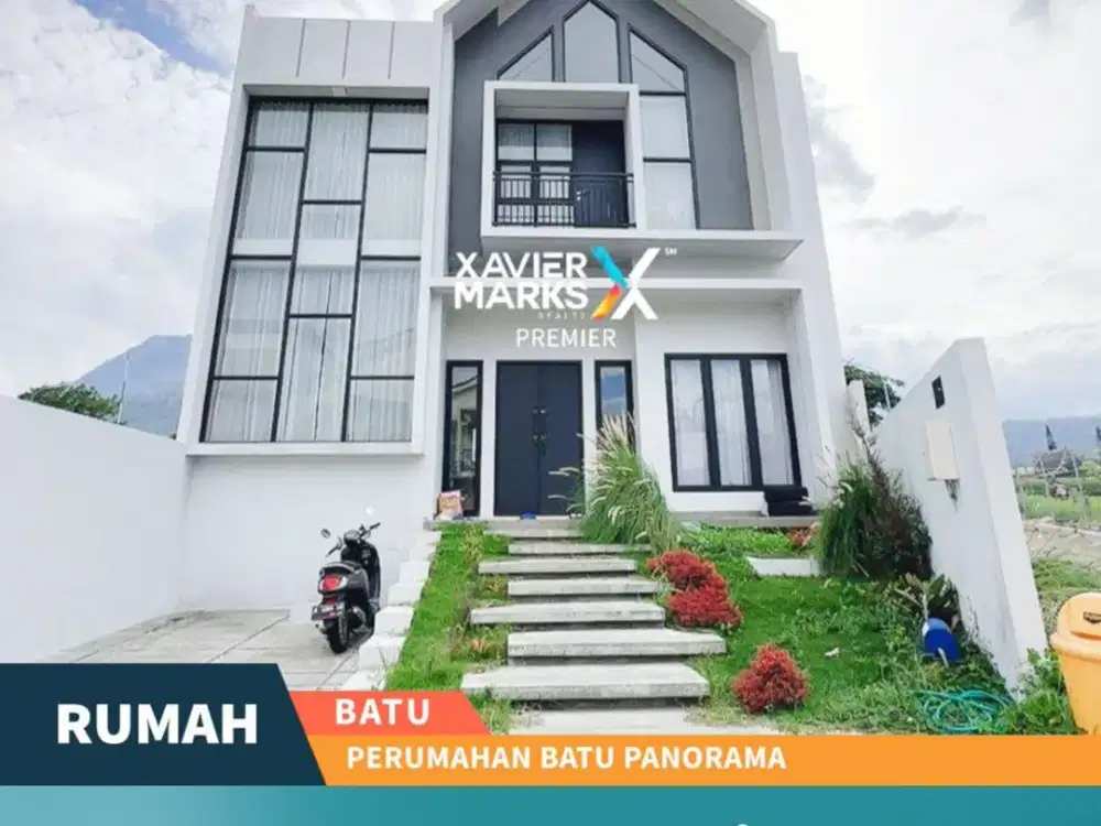 Rumah Baru Mewah Konsep Villa Full Furnished di Kota Batu