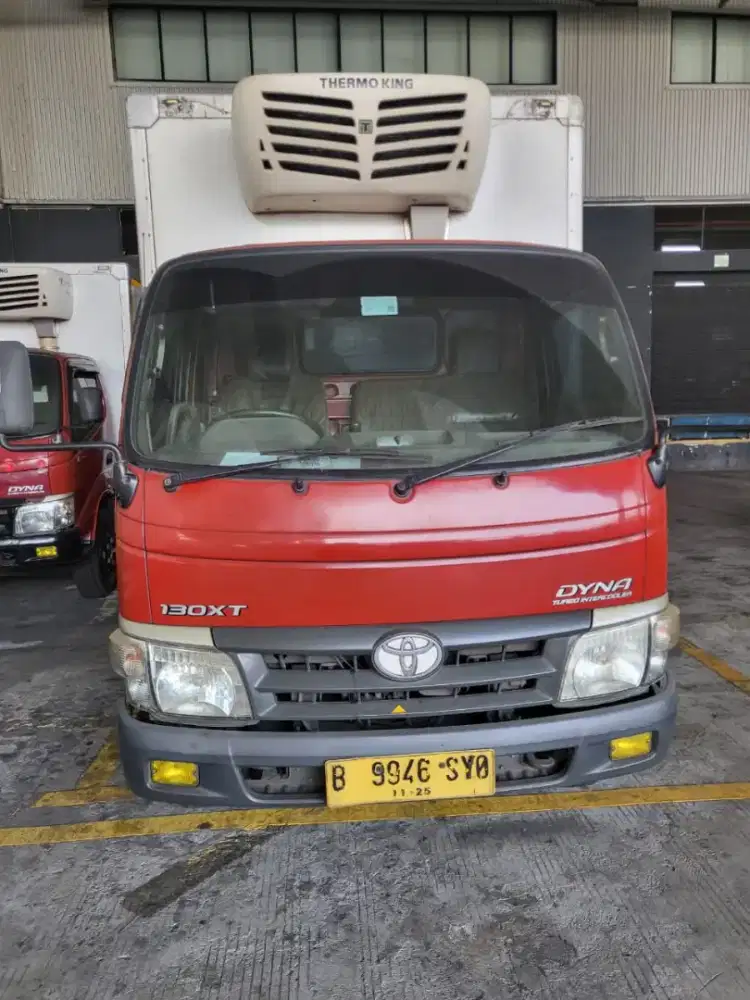 TOYOTA DYNA 130XT LONG CHASSIS JUMBO 2015 BOX FREEZER THERMO KING TOP