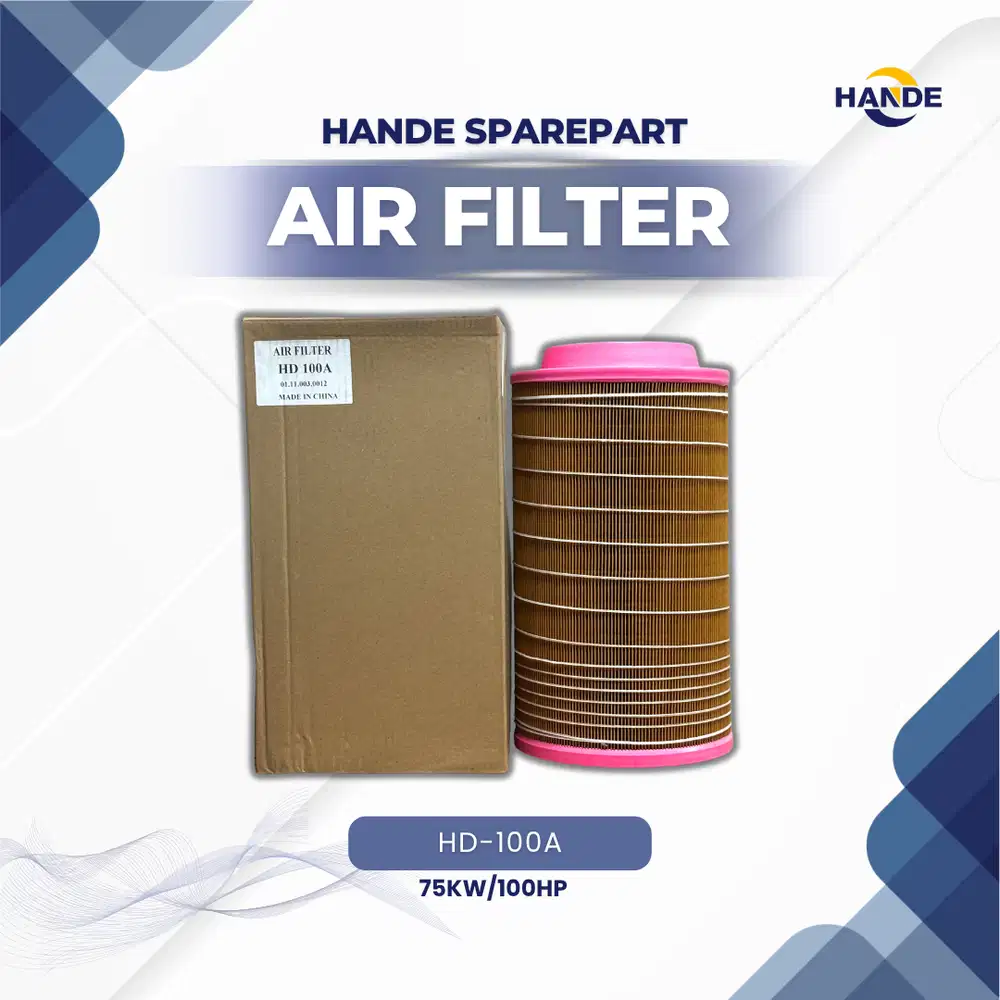 Sparepart Kompresor Udara Hande-Air Filter HD-100A 75KW/100HP