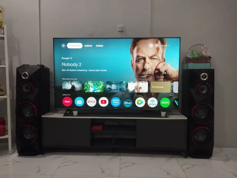 Google TV dan speaker