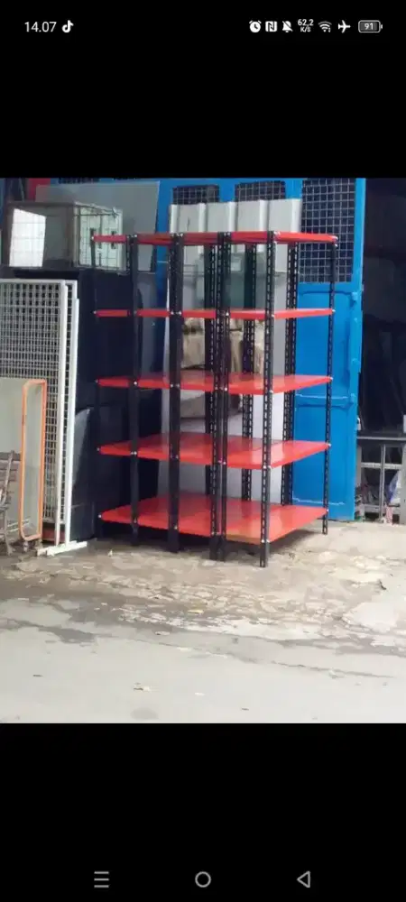Rak gudang 40x100x200