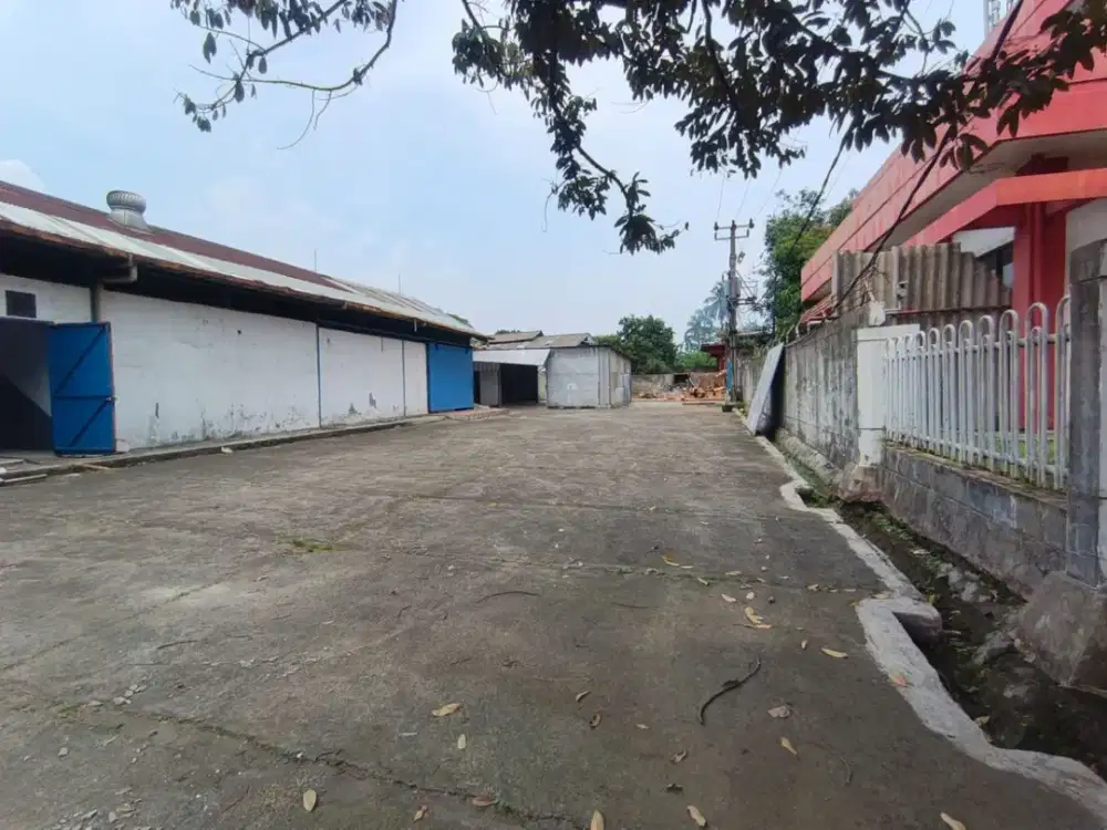Disewakan Gudang Baru berlokasi di Pinggir jalan raya Cileungsi, Bogor