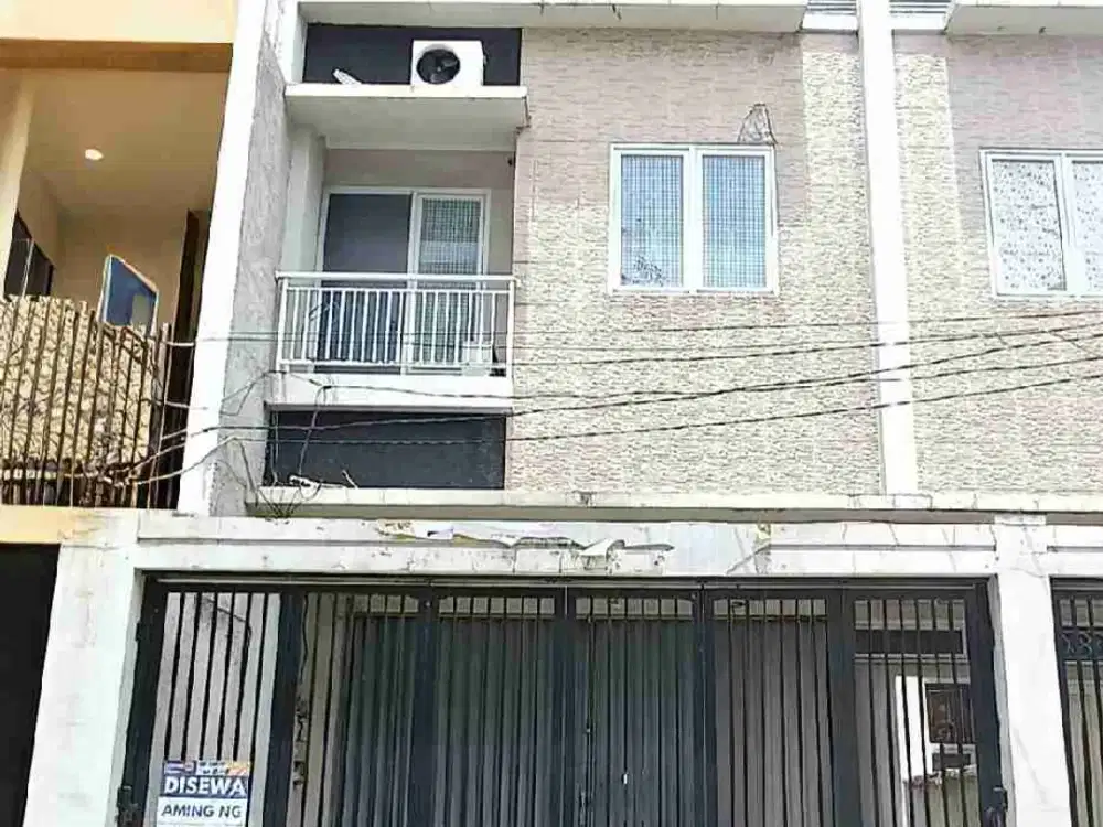 Rumah usaha minimalis 4 lantai disewakan Cideng Jakarta Pusat