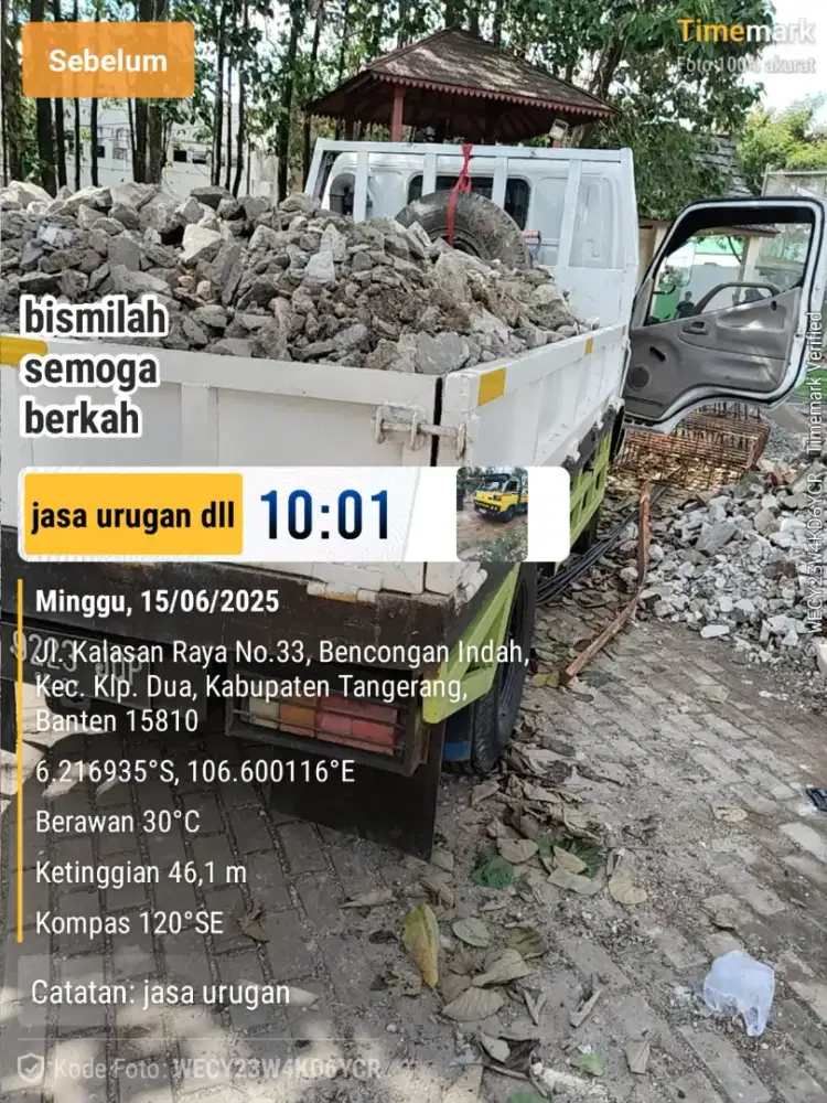 JASA BUANG PUING & SAMPAH PROYEK