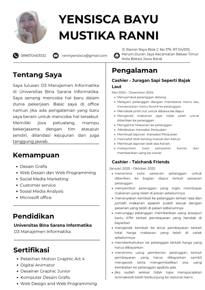 Mencari pekerjaan di bidang Pelayanan