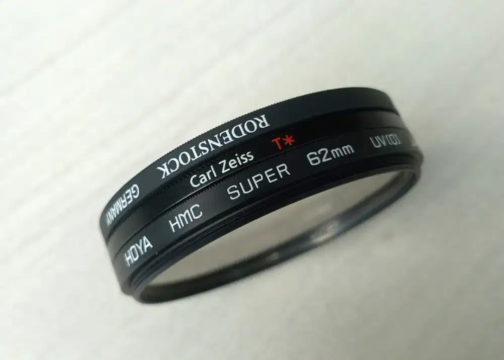 Filter Rodenstok, Carl Zeiss dan Hoya Super HMC diameter 62mm