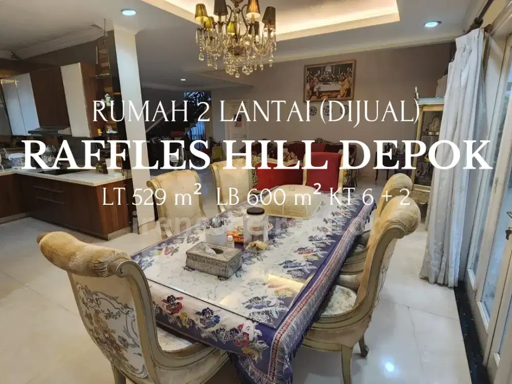 Dijual Rumah 2 Lantai di Raffles Hills Depok