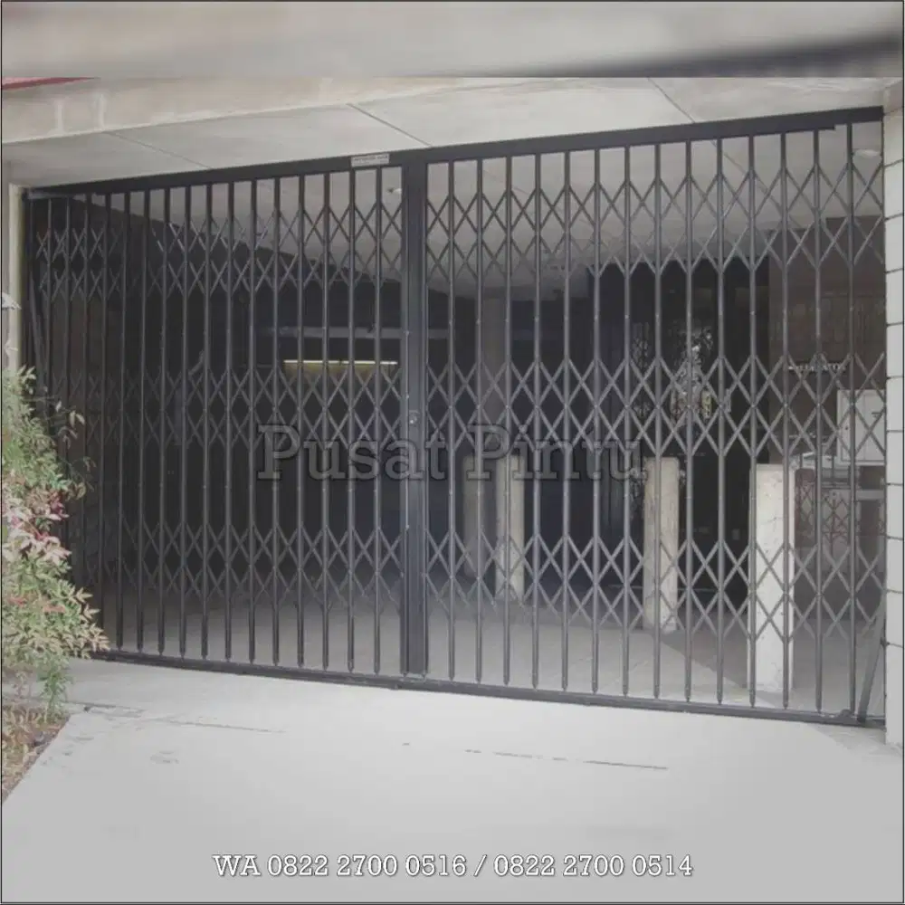 Pusat Jual Pintu Harmonika Folding Gate Rolling Door Pintu Besi Garasi
