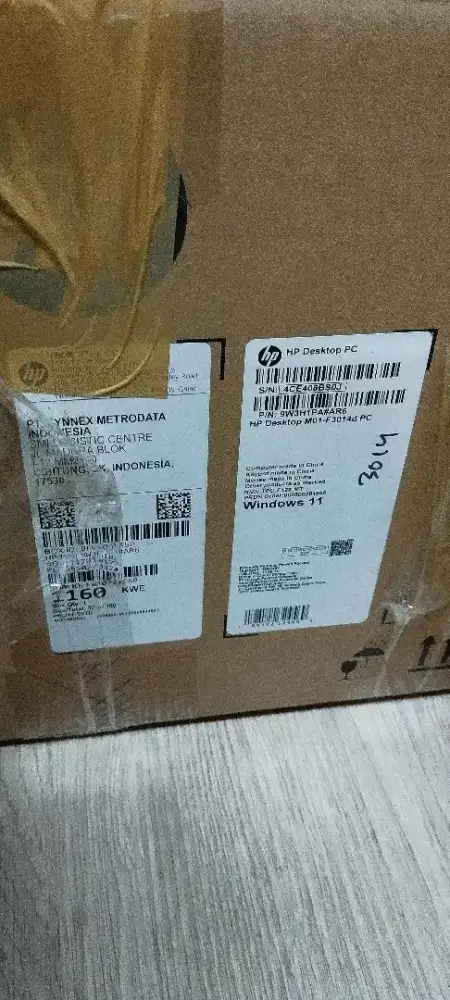 Pc HP desktop M01-F3014d core i3-13100 8/512 GB gen 13