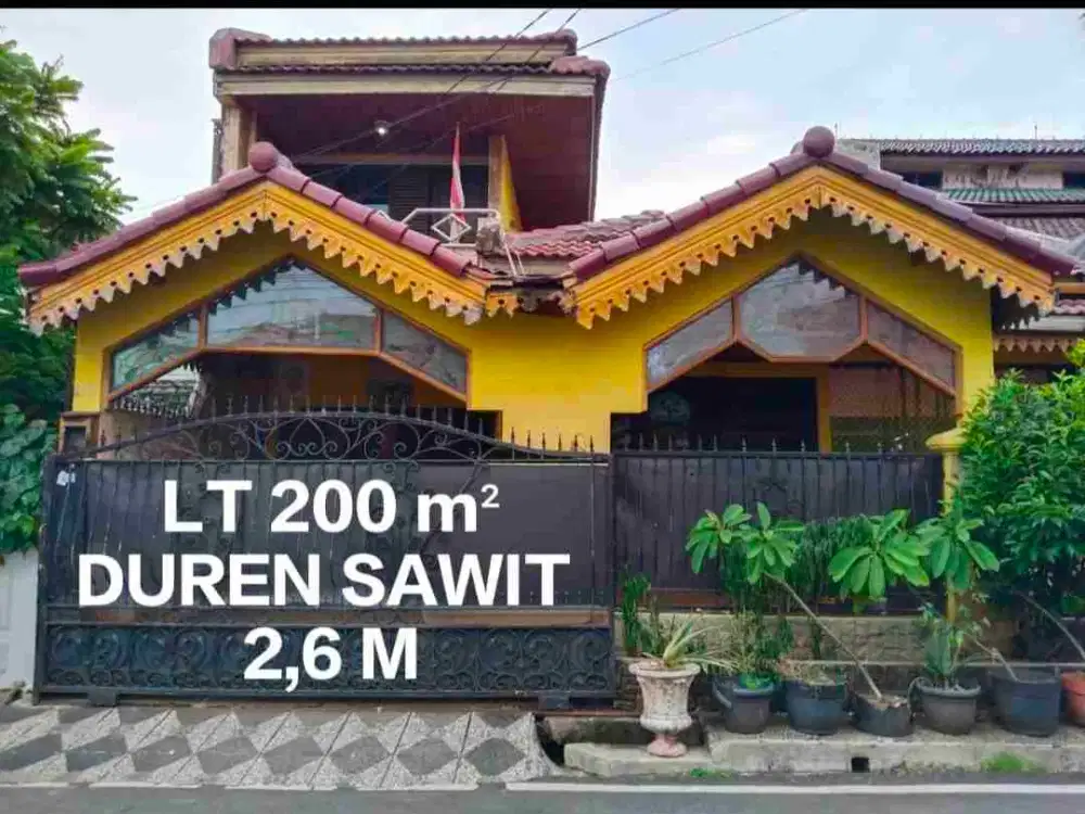 Rumah Luas Butuh minim Renovasi di Komplek Abadi, Duren Sawit