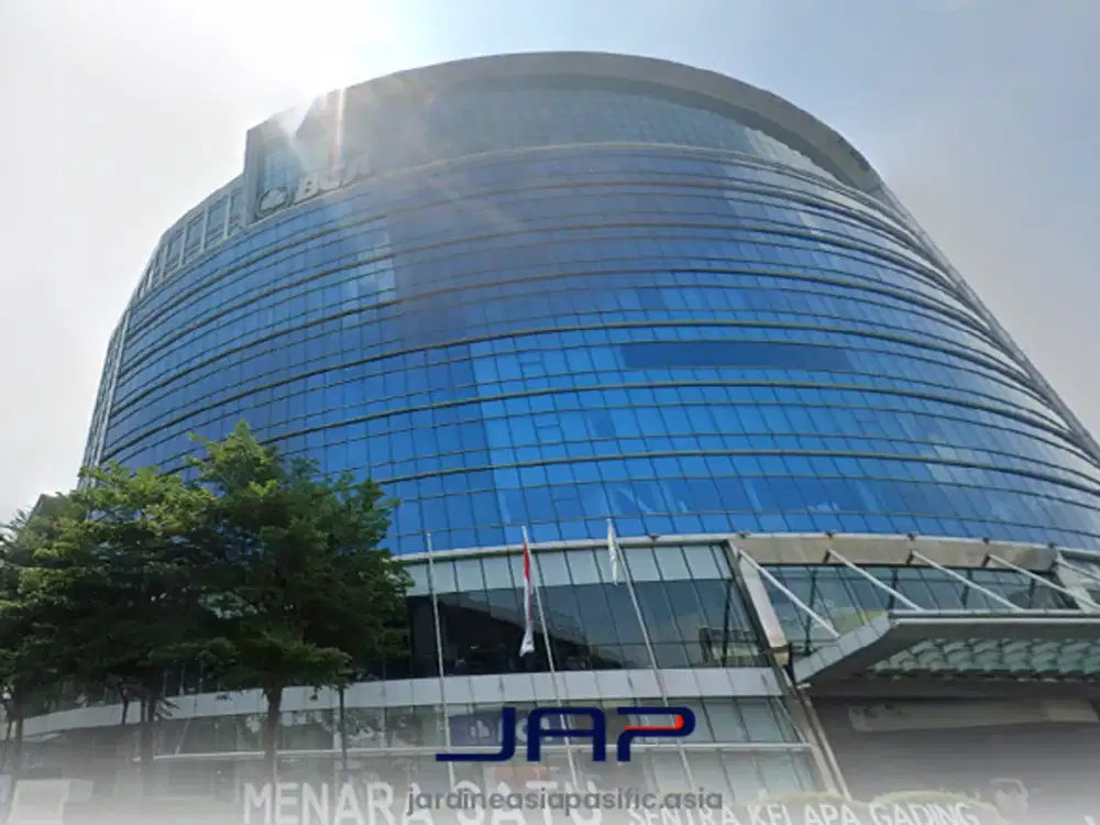 Sewa Kantor Menara Satu Luas 199 M2 Bare di Kelapa Gading Dekat Akses LRT