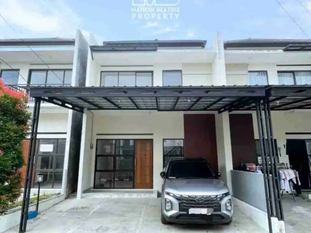DIJUAL RUMAH CANTIK 2LT DEKET DY STASIUN DAN TOL BUKIT CIMANGGU BOGOR