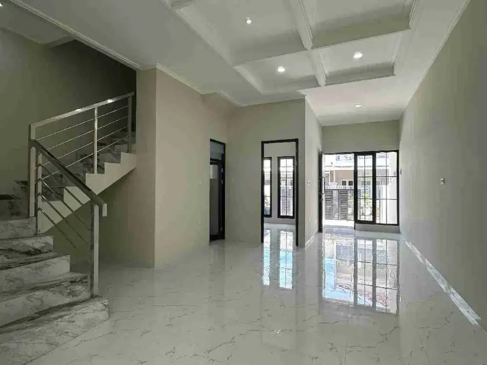 Dijual Rumah Baru Gress Wisma Mukti Klampis Anom Minimalis 2 Lantai Surabaya Timur