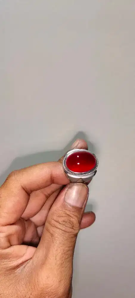 batu akik red baron