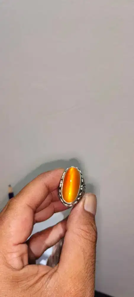 batu akik raflesia orange