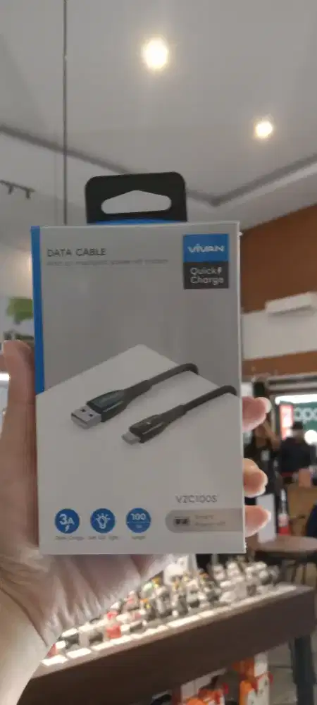 VIVAN VZC100S Kabel Data Type C Usb C Android SMART POWER OFF