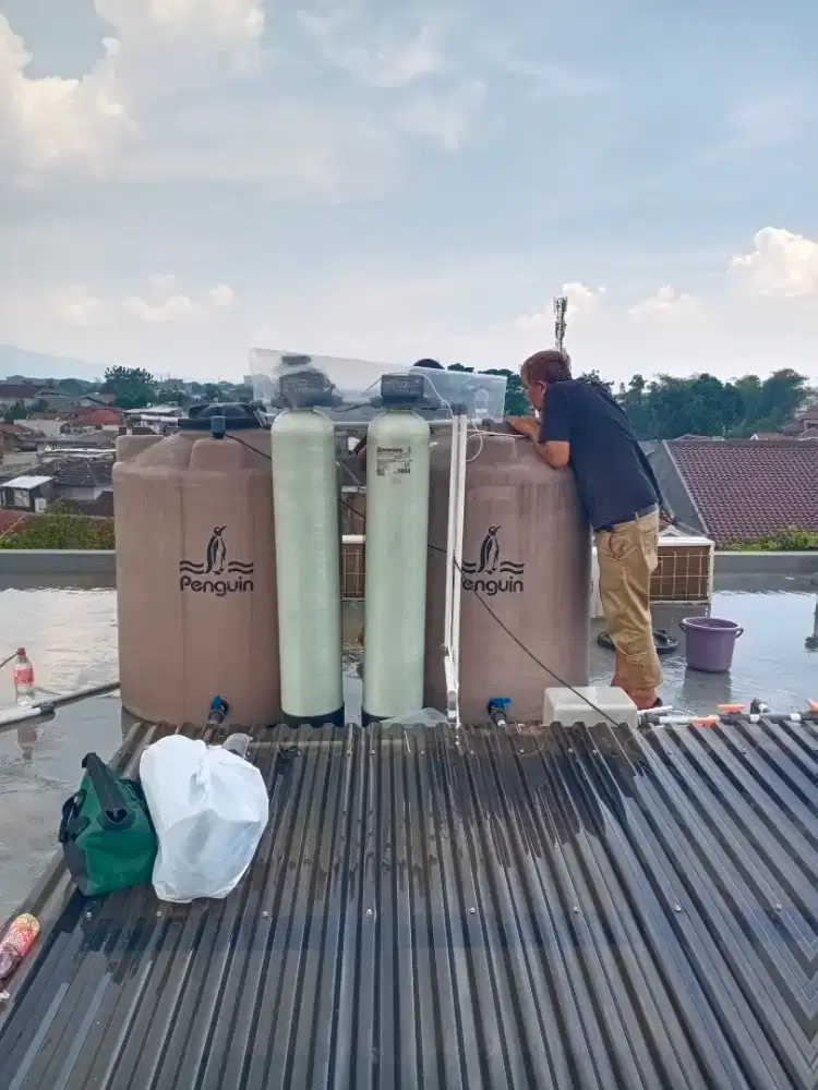 Paket filter air 2x penyaringan /otomatis backwash