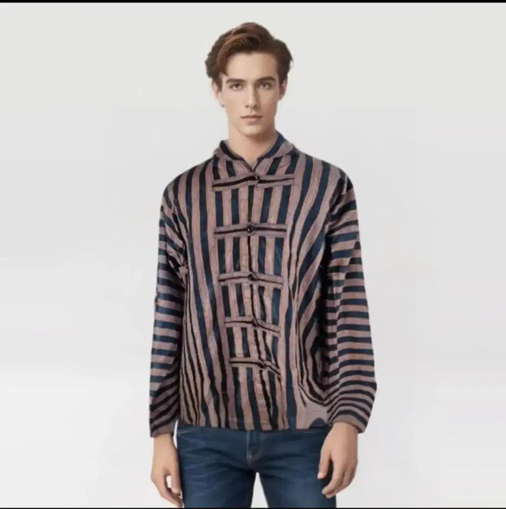 Surjan Koko Lurik kerah sanghai