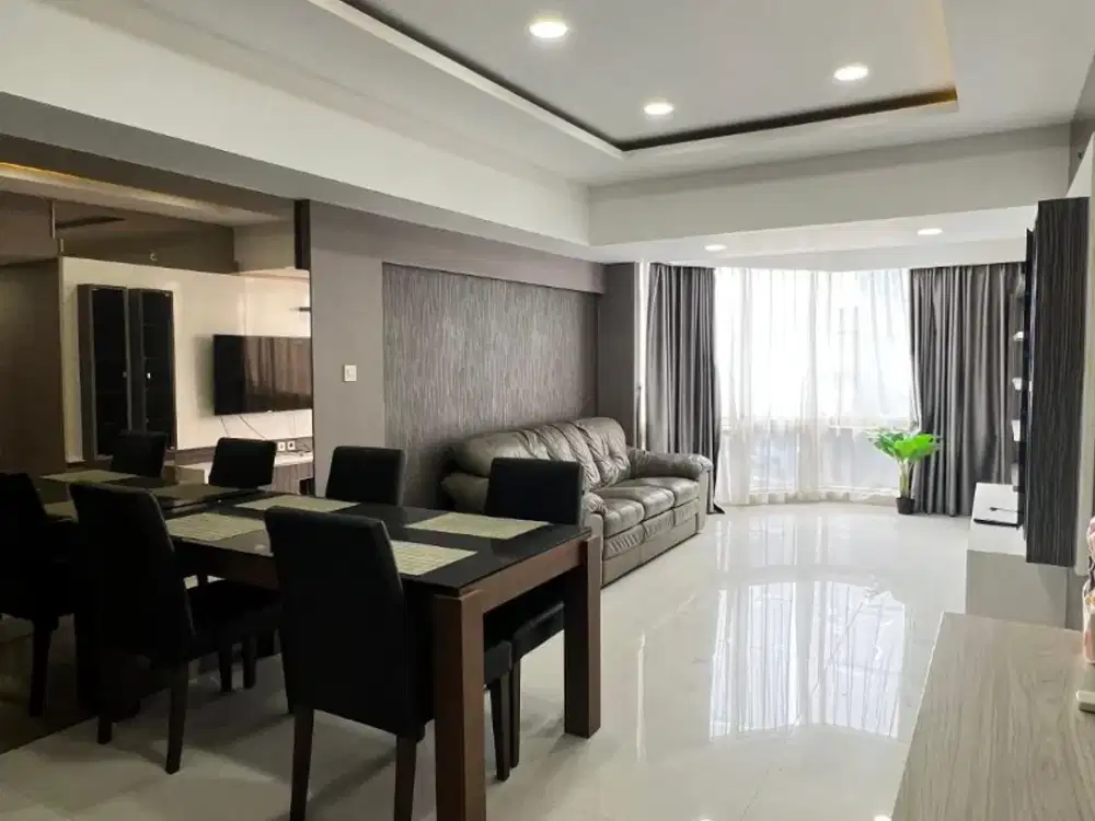 Apartemen Taman Anggrek Tower 1 88m 2+1BR Full Furnish High Floor