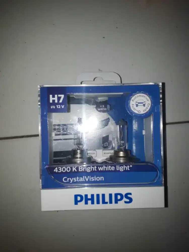 Lampu Philips H7 Crystal Vision 4300K 12V