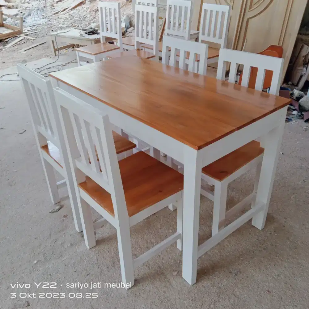 meja makan meja kursi warung makan