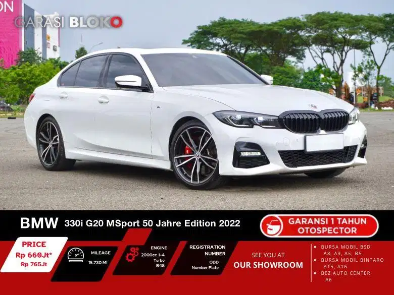 BMW 330i G20 MSport B48 50 Jahre Edition 2022