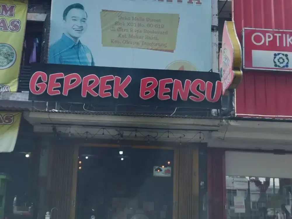 Ruko siap pakai Ruko di cluster Melia Citra Raya ex Geprek Bensu