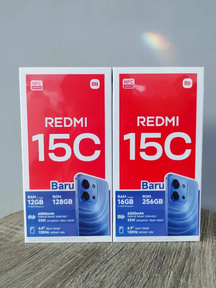 New Redmi 15C ram 8/256