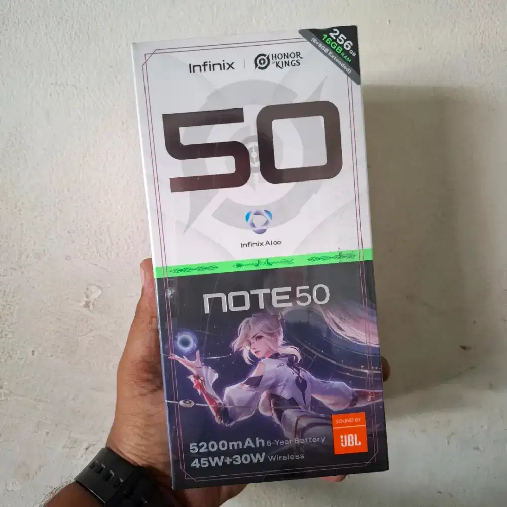 Infinix Note 50 8/256 Garansi Resmi 1 Tahun